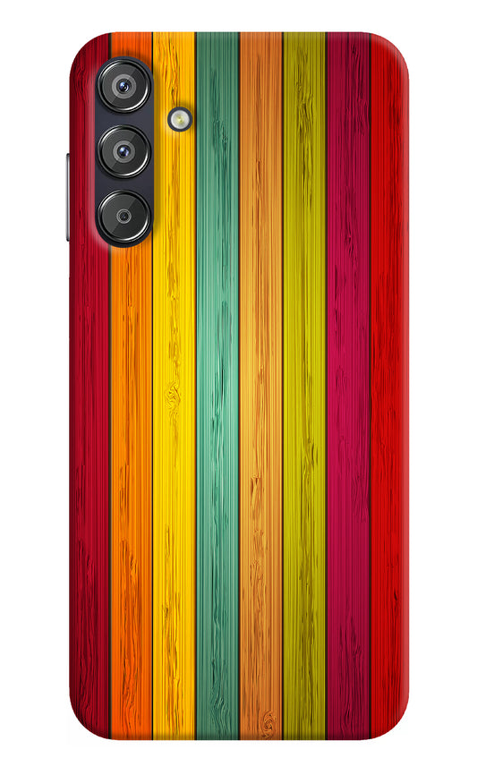 Multicolor Wooden Samsung F15 5G Back Cover