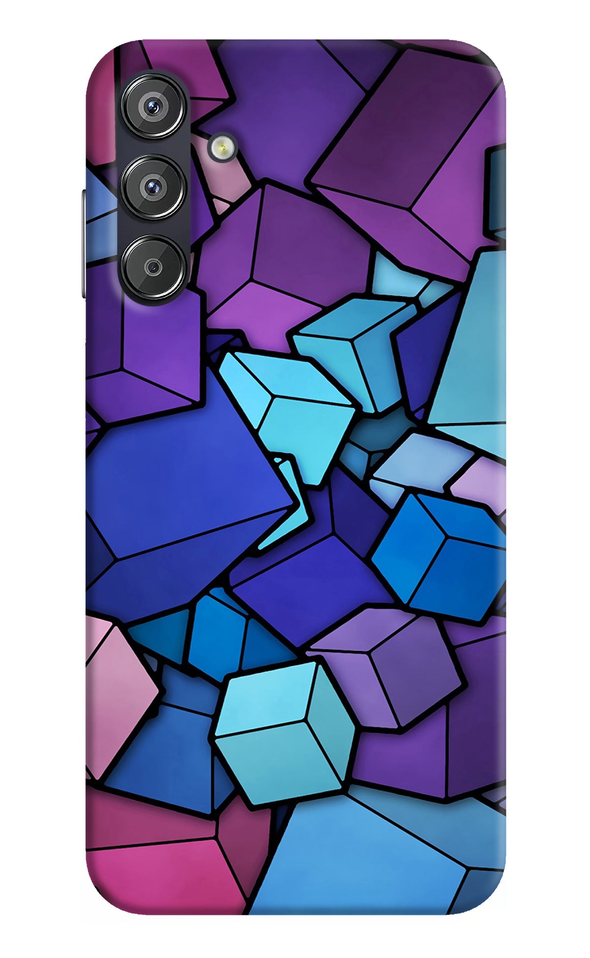 Cubic Abstract Samsung F15 5G Back Cover