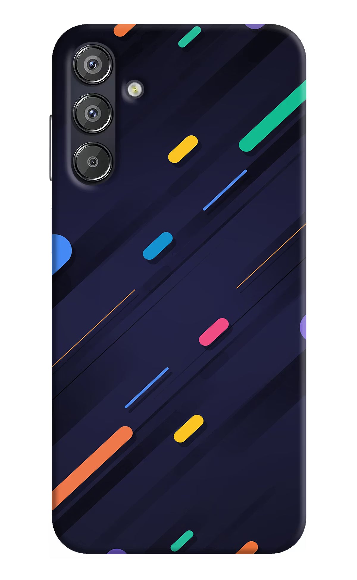 Abstract Design Samsung F15 5G Hard Case Back Cover by Casekaro