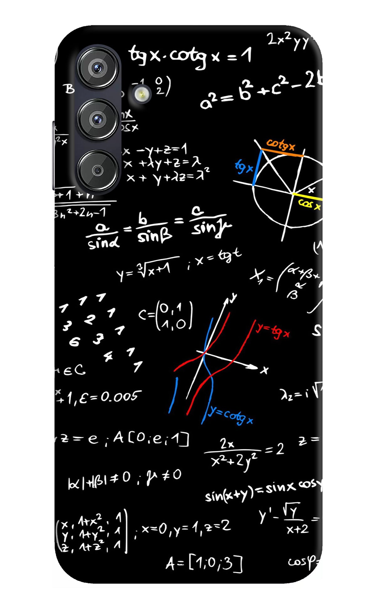 Mathematics Formula Samsung F15 5G Back Cover