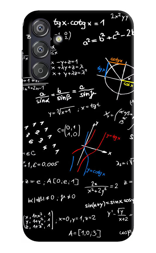 Mathematics Formula Samsung F15 5G Hard Case Back Cover by Casekaro