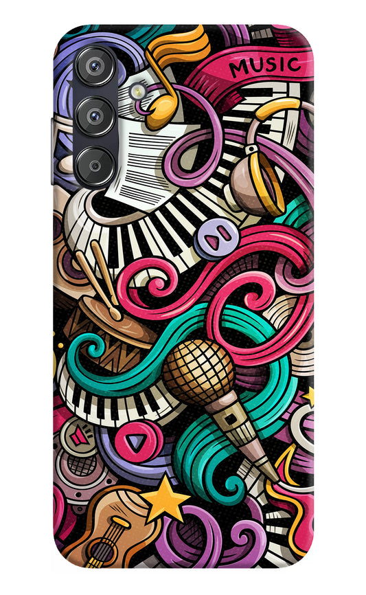 Music Abstract Samsung F15 5G Back Cover