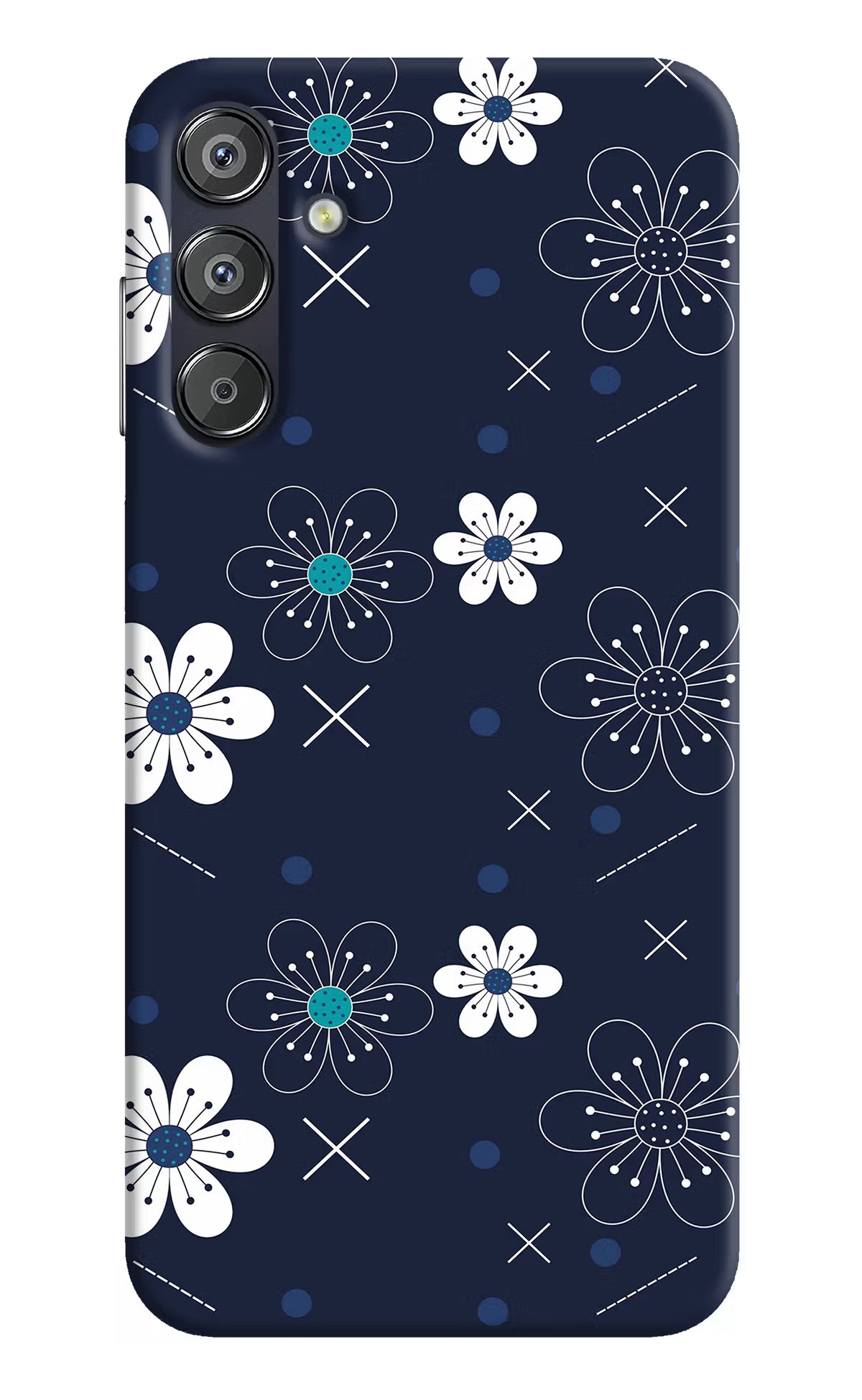 Flowers Samsung F15 5G Hard Case Back Cover by Casekaro