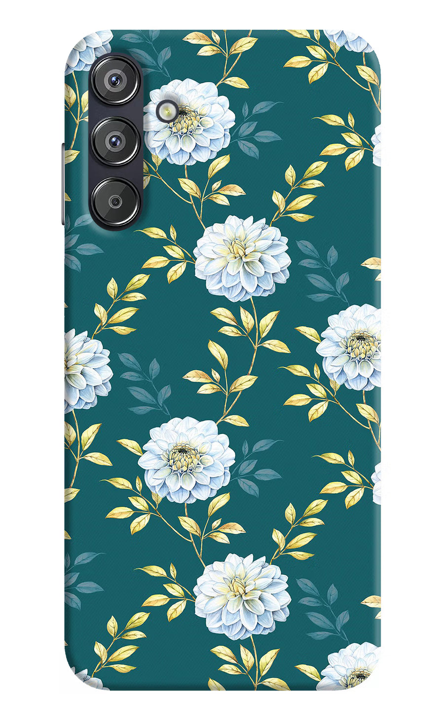 Flowers Samsung F15 5G Back Cover, Hard case