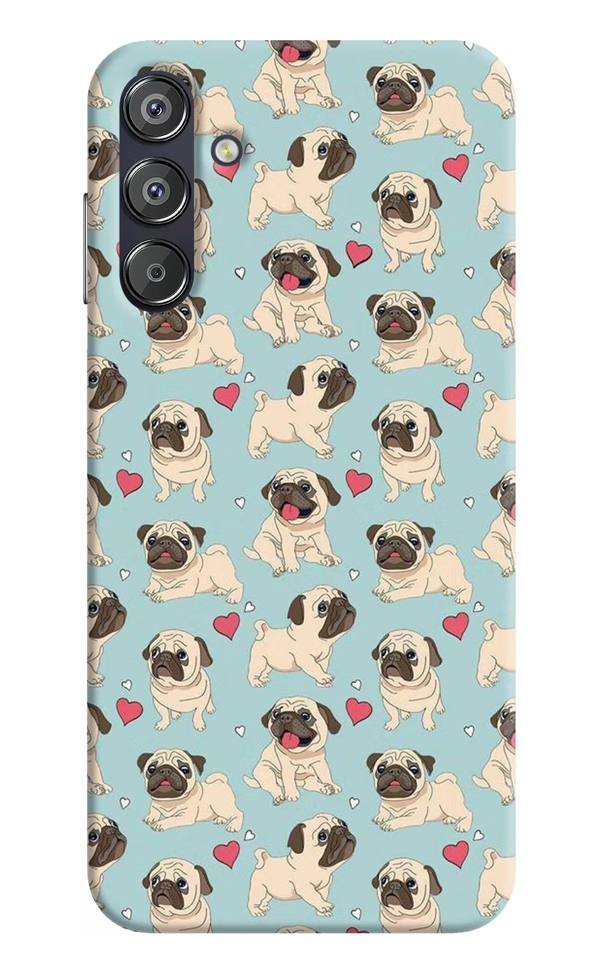 Pug Dog Samsung F15 5G Hard Case Back Cover by Casekaro