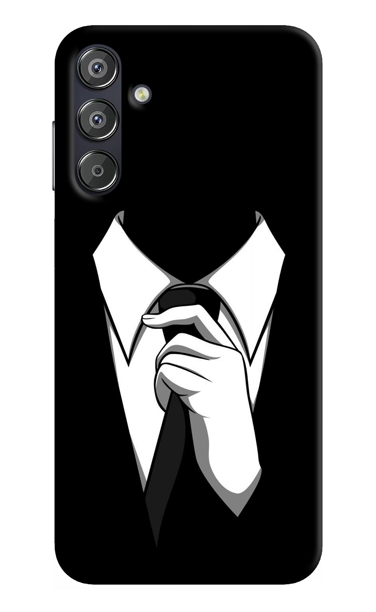 Black Tie Samsung F15 5G Back Cover