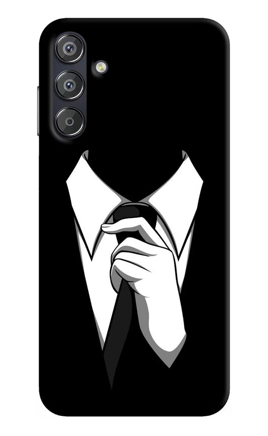 Black Tie Samsung F15 5G Hard Case Back Cover by Casekaro