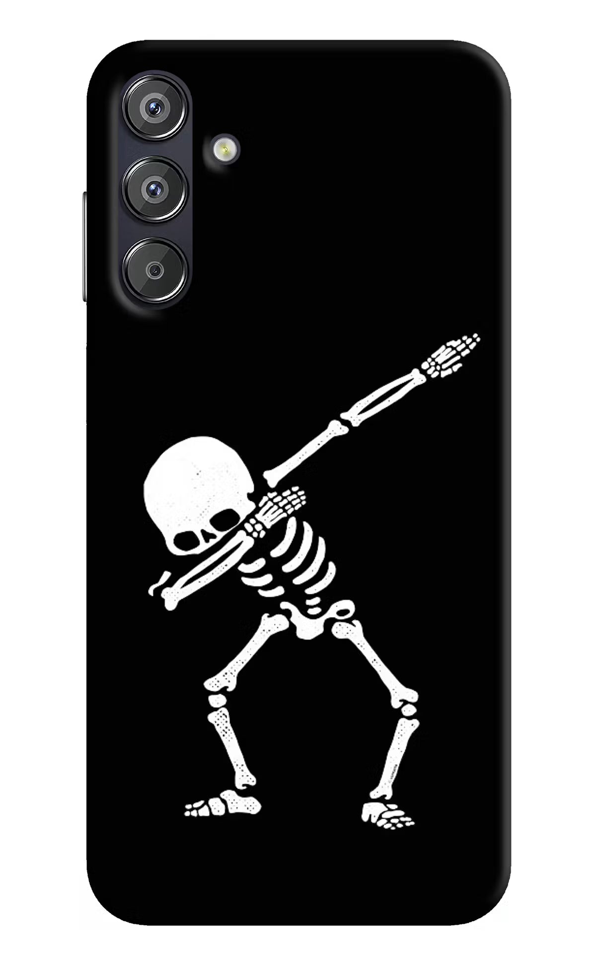 Dabbing Skeleton Art Samsung F15 5G Hard Case Back Cover by Casekaro