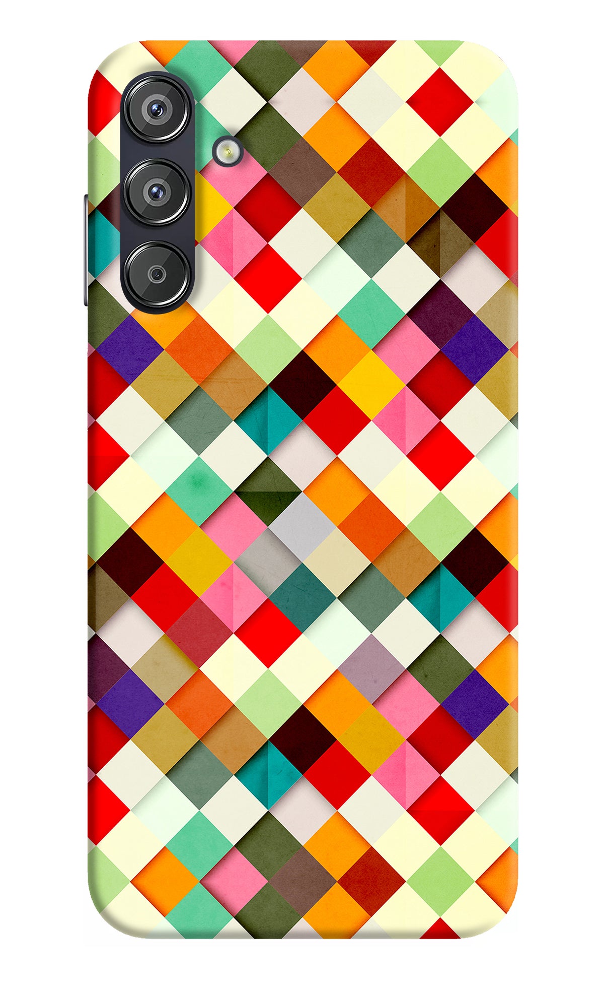 Geometric Abstract Colorful Samsung F15 5G Back Cover