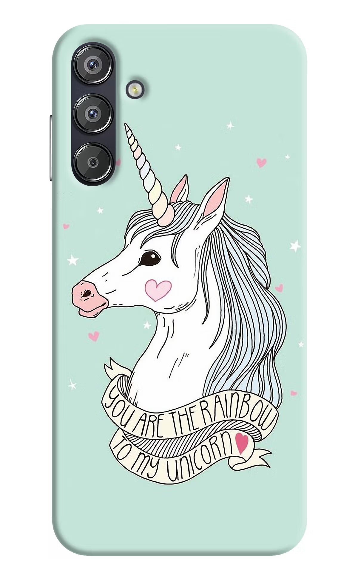 Unicorn Wallpaper Samsung F15 5G Hard Case Back Cover by Casekaro
