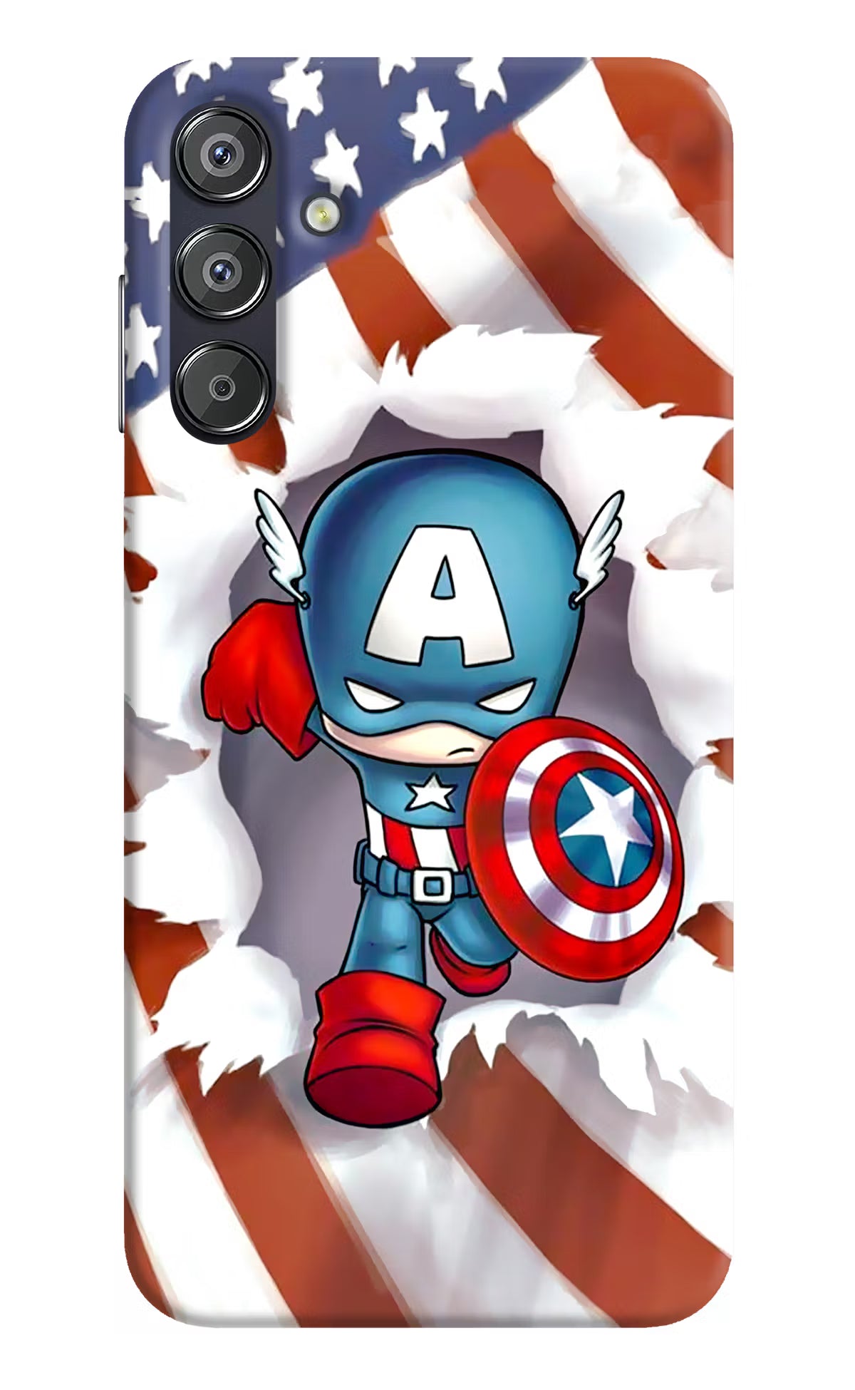 Captain America Samsung F15 5G Hard Case Back Cover by Casekaro