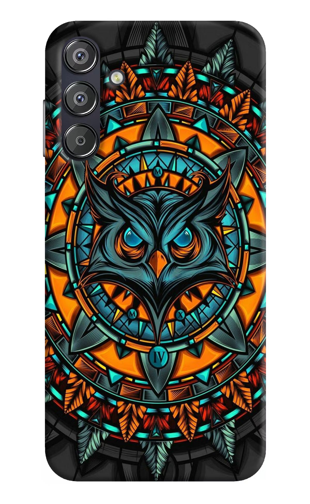 Angry Owl Art Samsung F15 5G Hard Case Back Cover by Casekaro