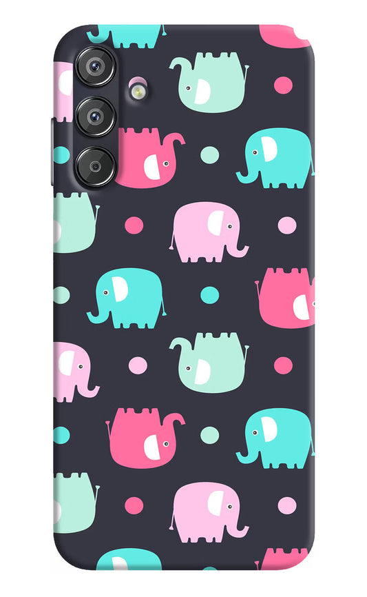 Elephants Samsung F15 5G Hard Case Back Cover by Casekaro