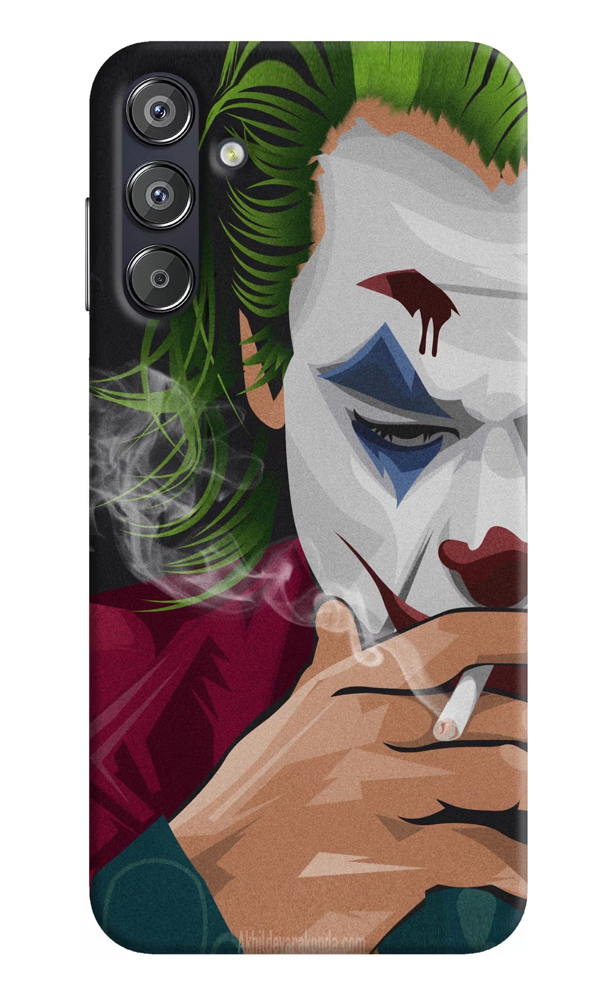 Joker Smoking Samsung F15 5G Hard Case Back Cover by Casekaro