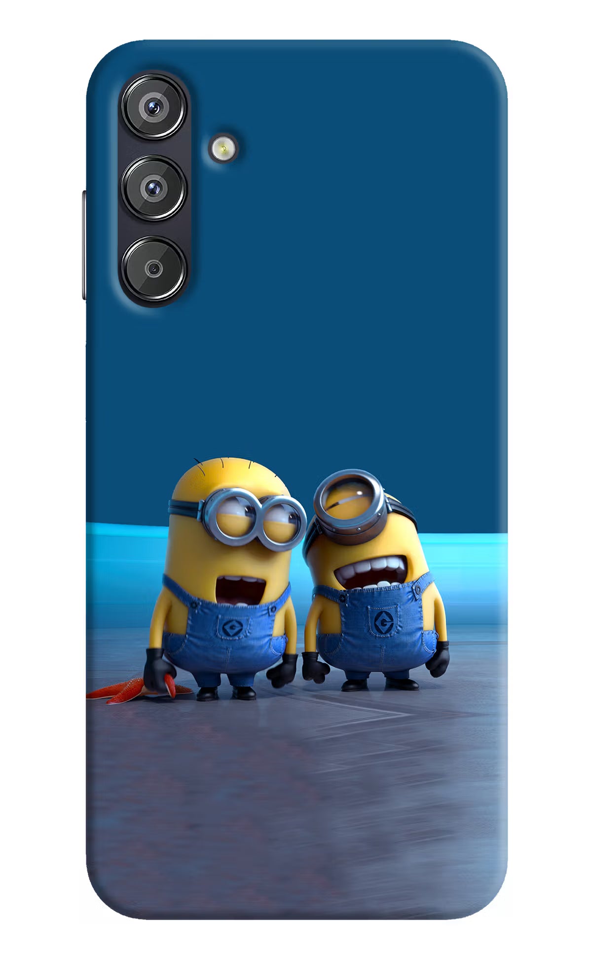 Minion Laughing Samsung F15 5G Hard Case Back Cover by Casekaro