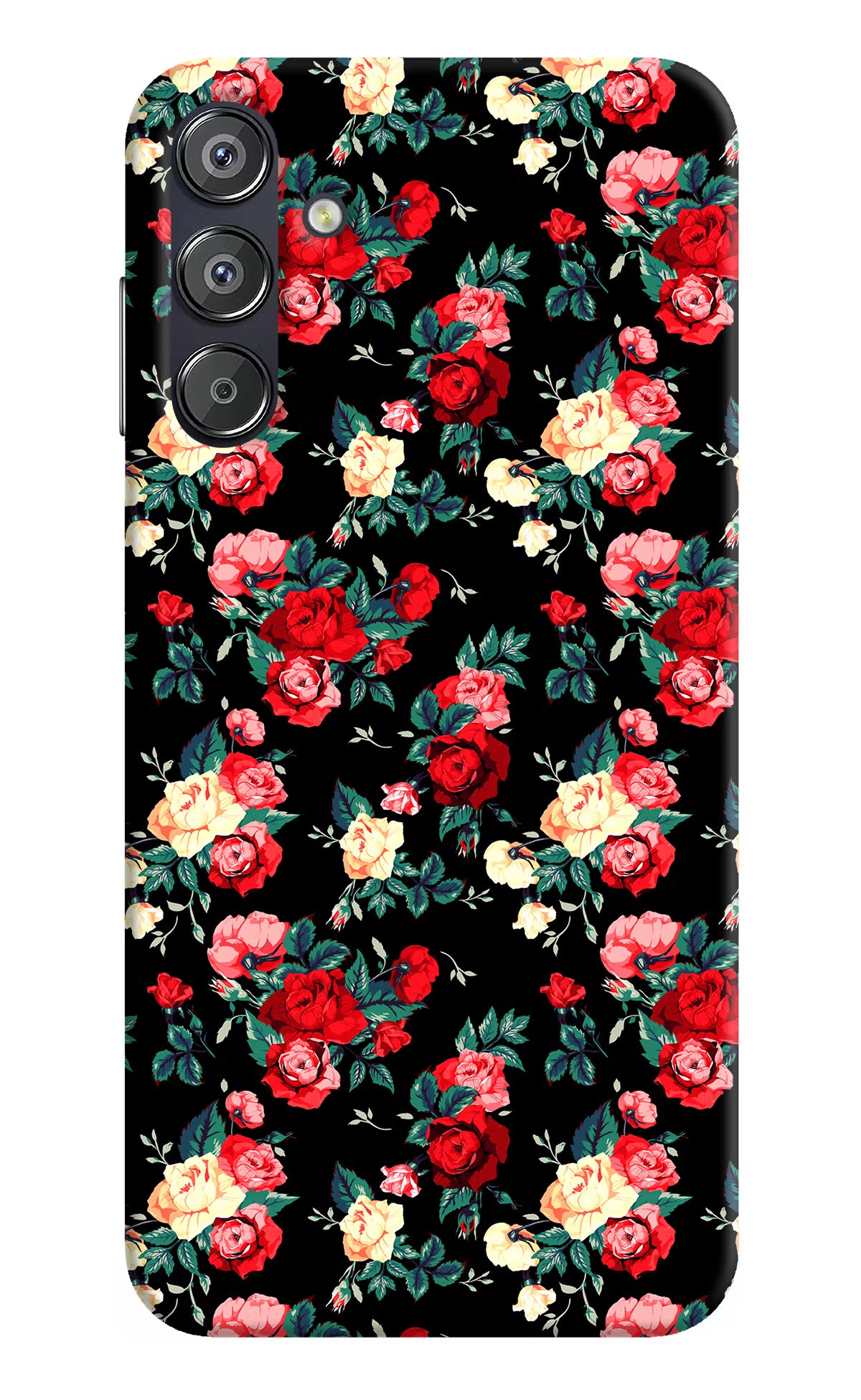 Rose Pattern Samsung F15 5G Hard Case Back Cover by Casekaro