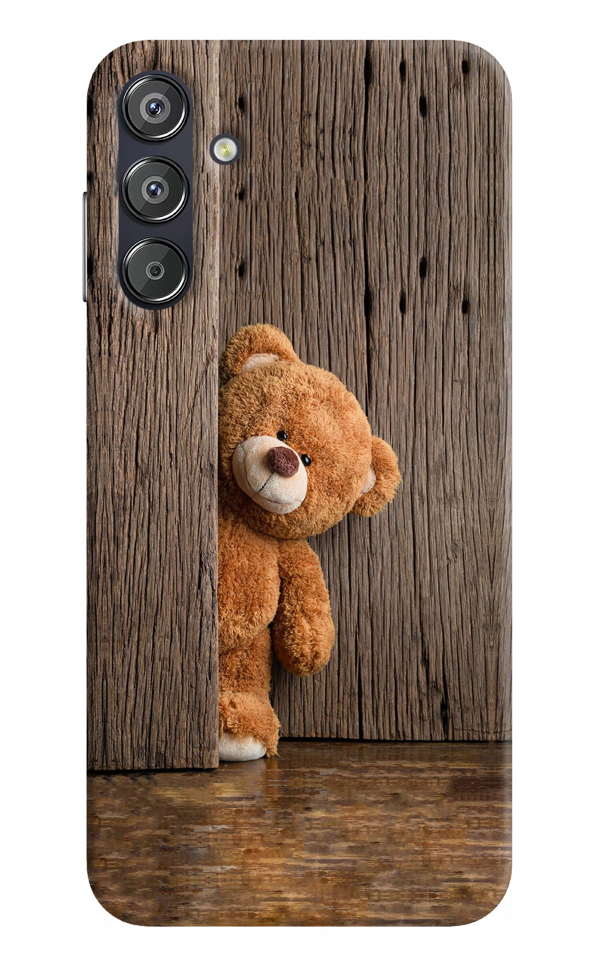 Teddy Wooden Samsung F15 5G Back Cover