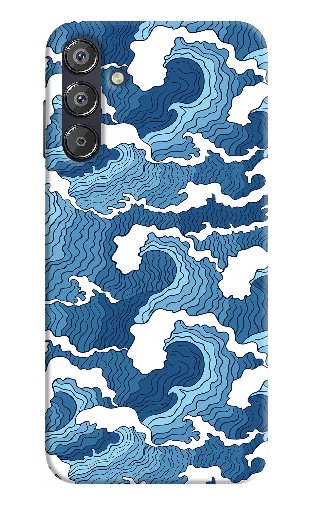 Blue Waves Samsung F15 5G Back Cover