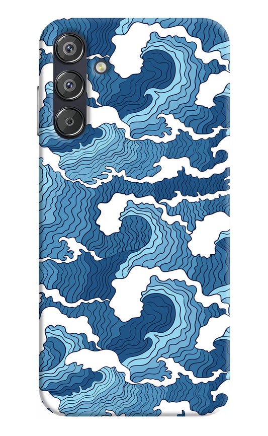 Blue Waves Samsung F15 5G Hard Case Back Cover by Casekaro