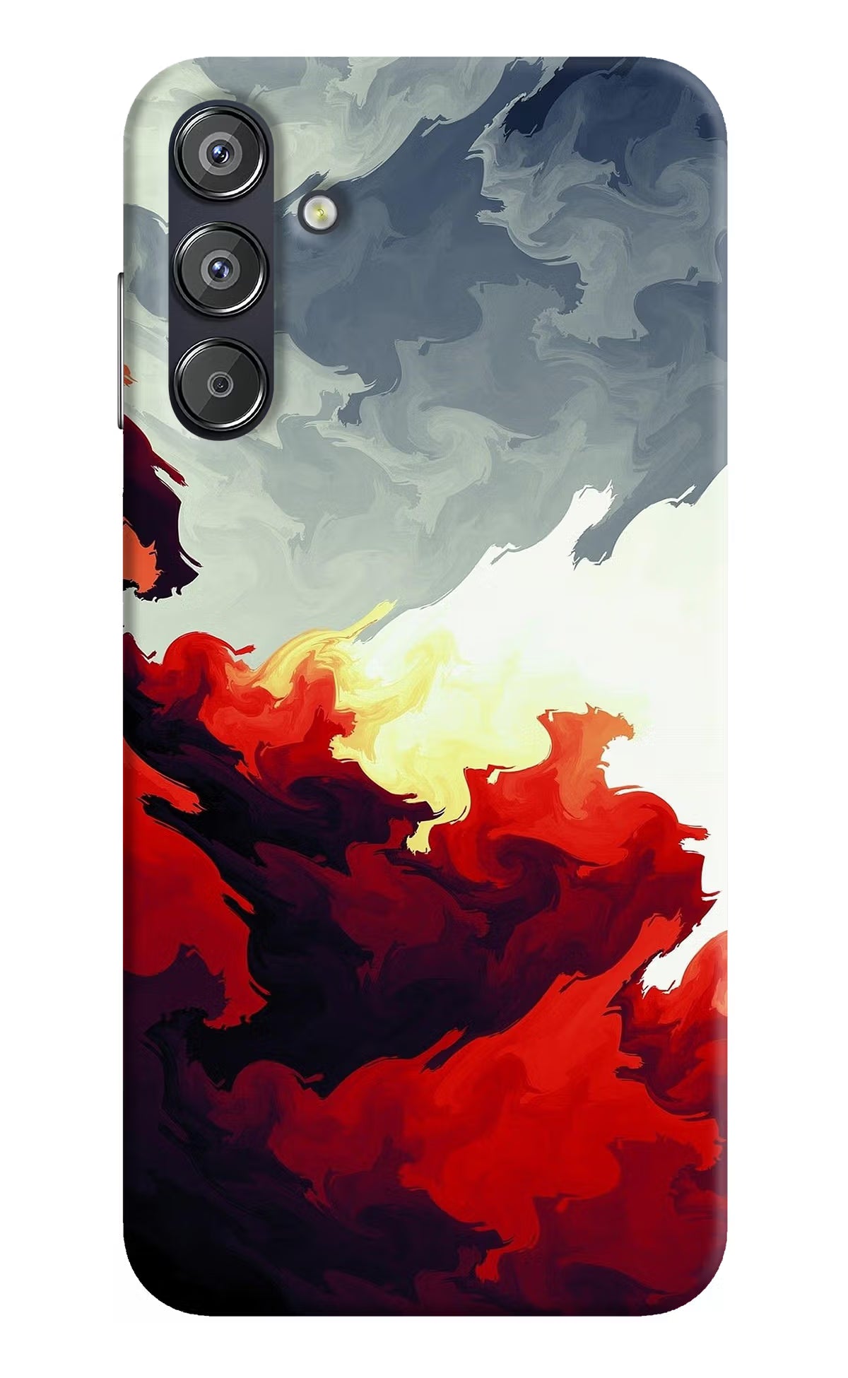 Fire Cloud Samsung F15 5G Hard Case Back Cover by Casekaro