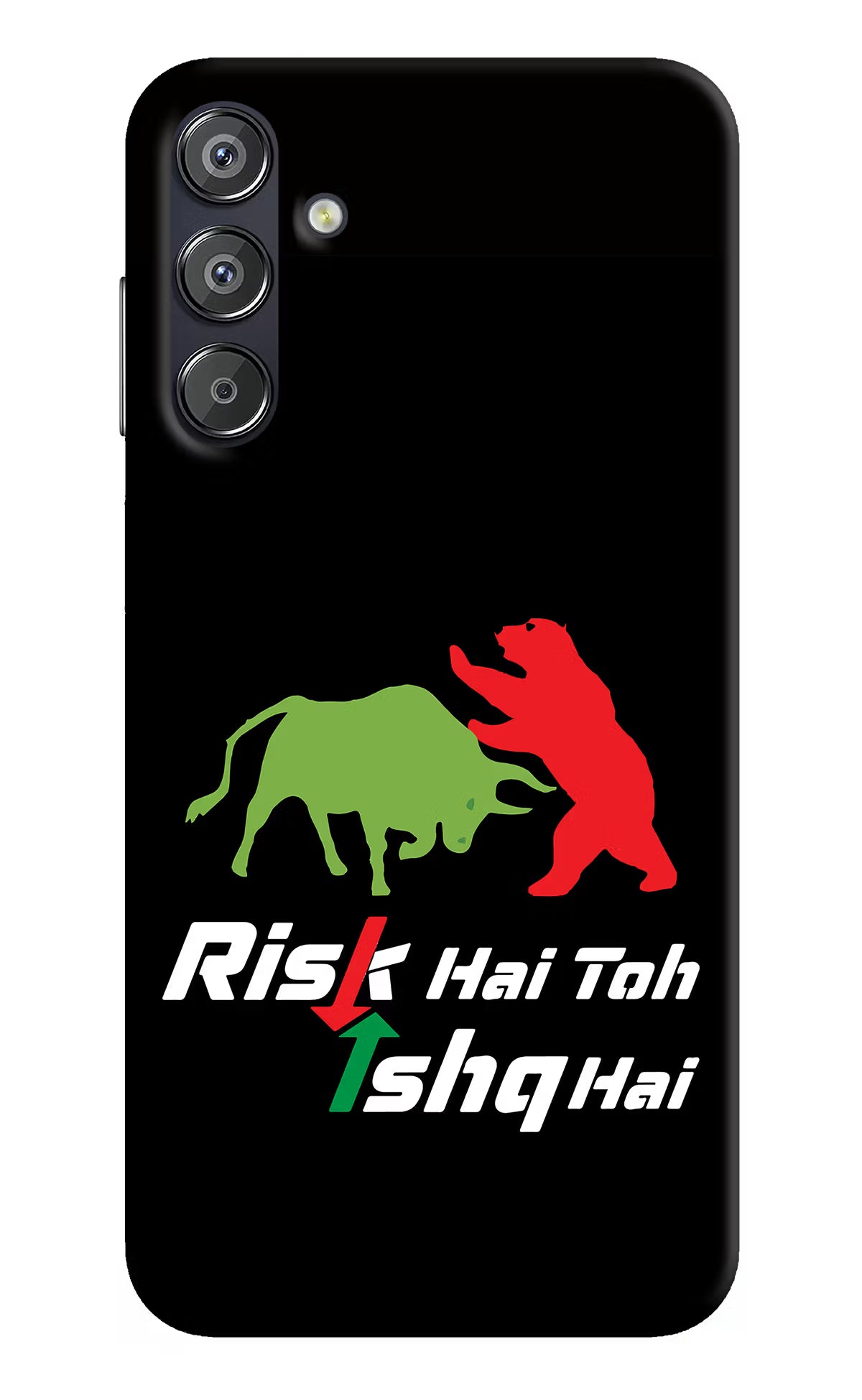 Risk Hai Toh Ishq Hai Samsung F15 5G Hard Case Back Cover by Casekaro
