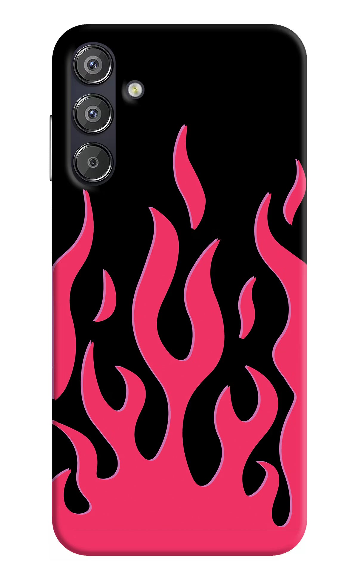 Fire Flames Samsung F15 5G Hard Case Back Cover by Casekaro