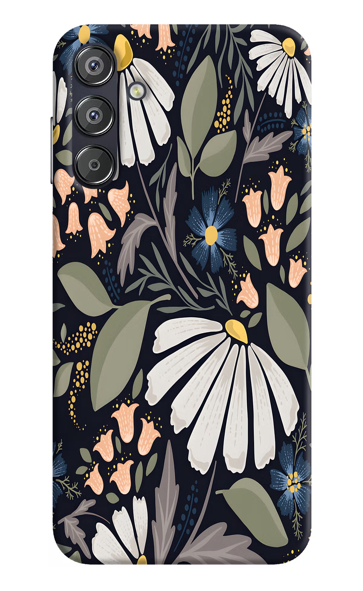 Flowers Art Samsung F15 5G Hard Case Back Cover by Casekaro