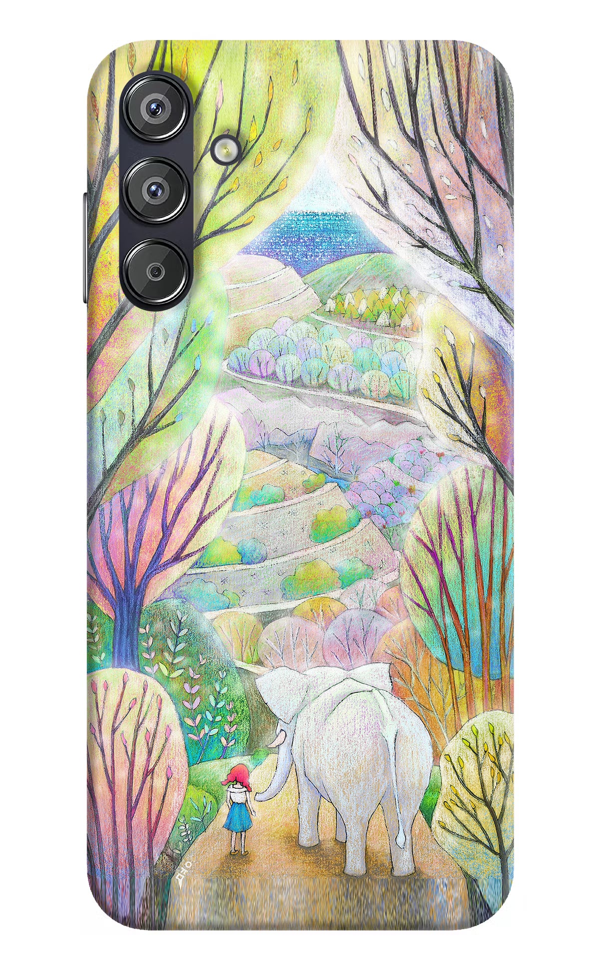 Nature Painting Samsung F15 5G Hard Case Back Cover by Casekaro