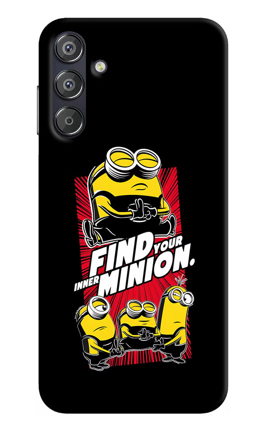 Find your inner Minion Samsung F15 5G Hard Case Back Cover by Casekaro