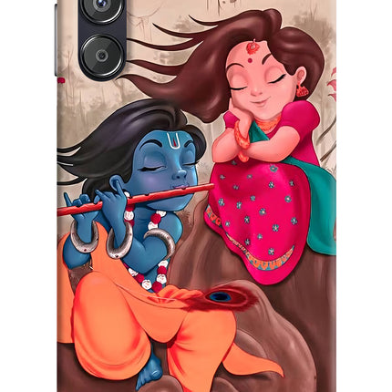 Radhe Krishna Samsung F15 5G Hard Case Back Cover by Casekaro