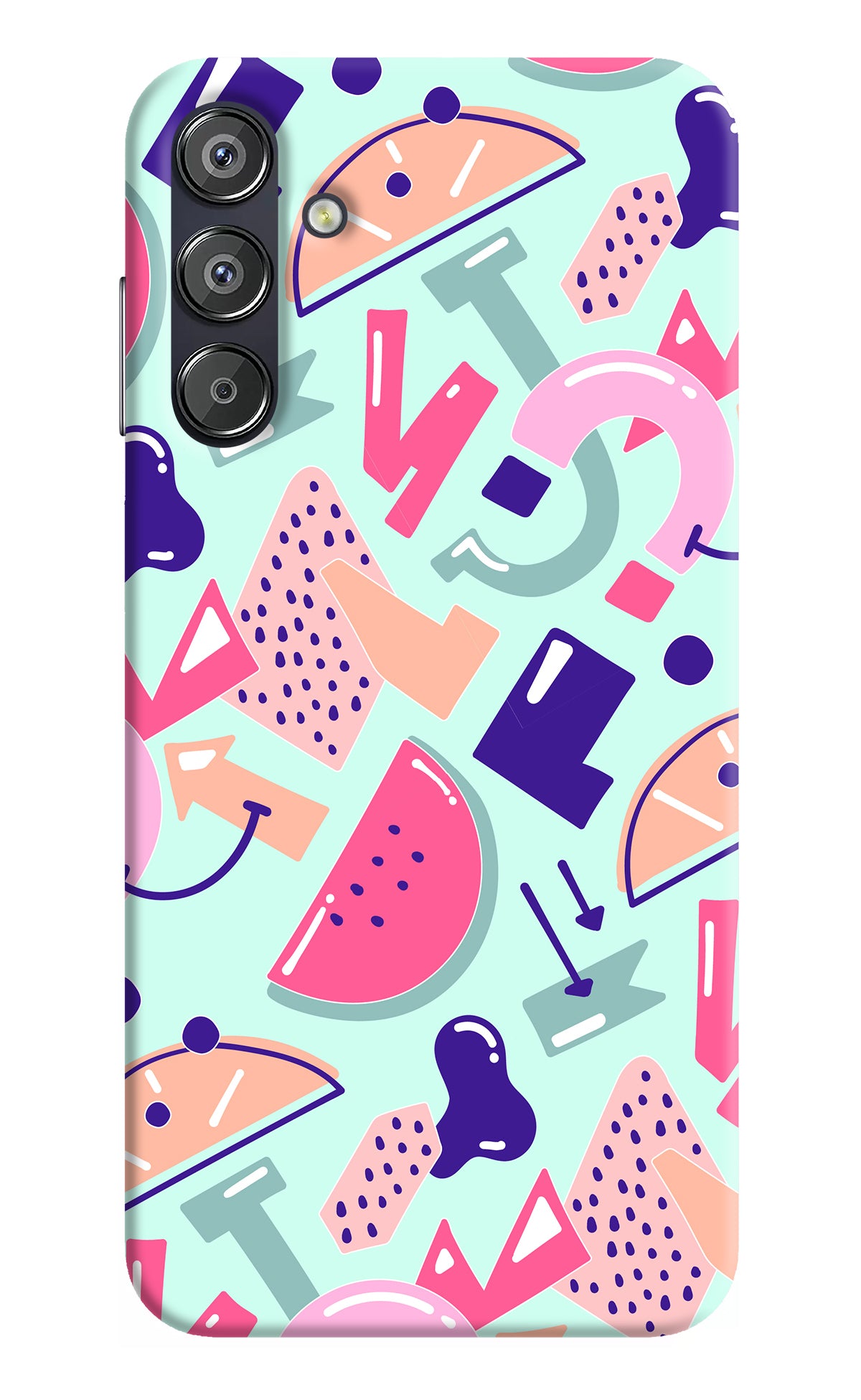 Doodle Pattern Samsung F15 5G Back Cover