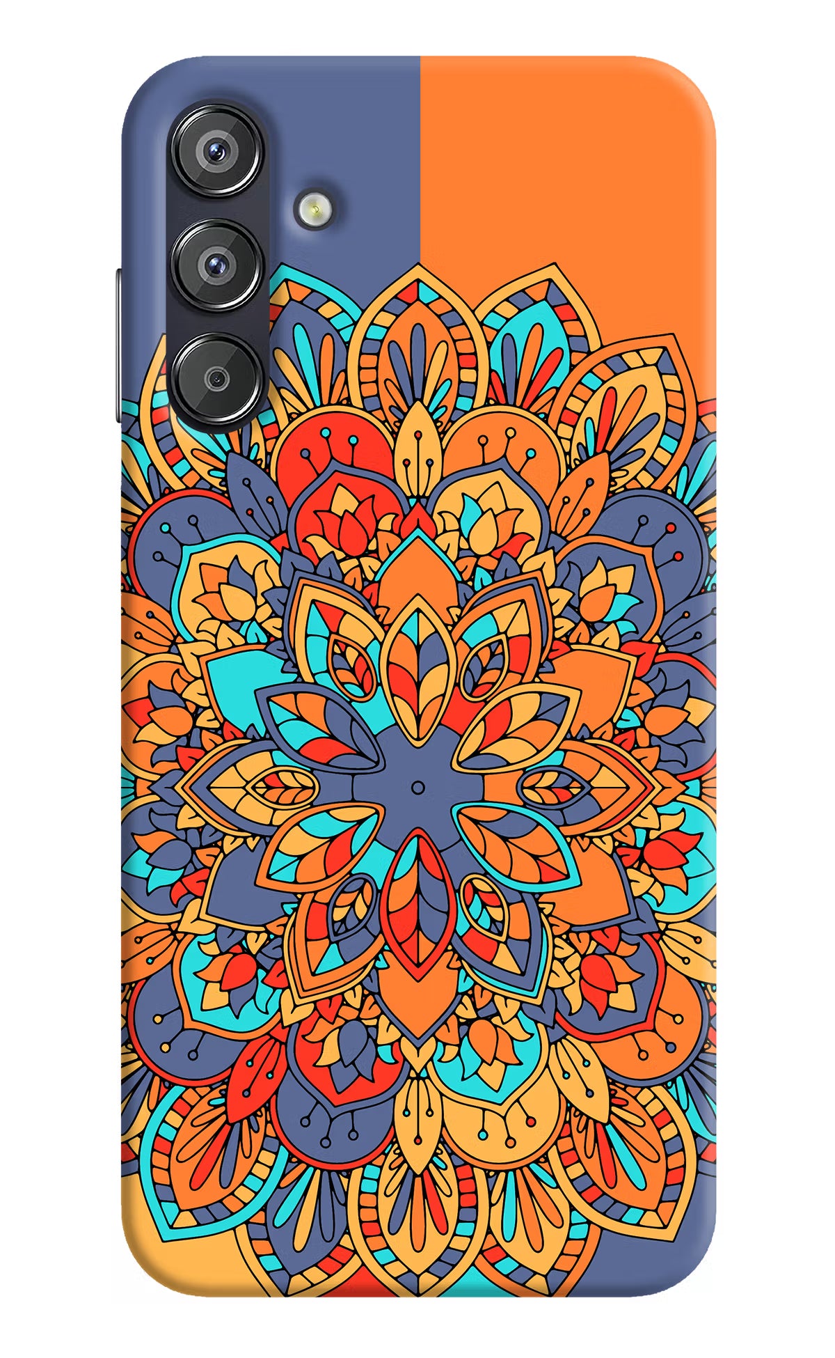 Color Mandala Samsung F15 5G Hard Case Back Cover by Casekaro