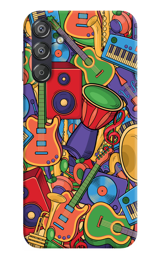 Music Instrument Doodle Samsung F15 5G Back Cover