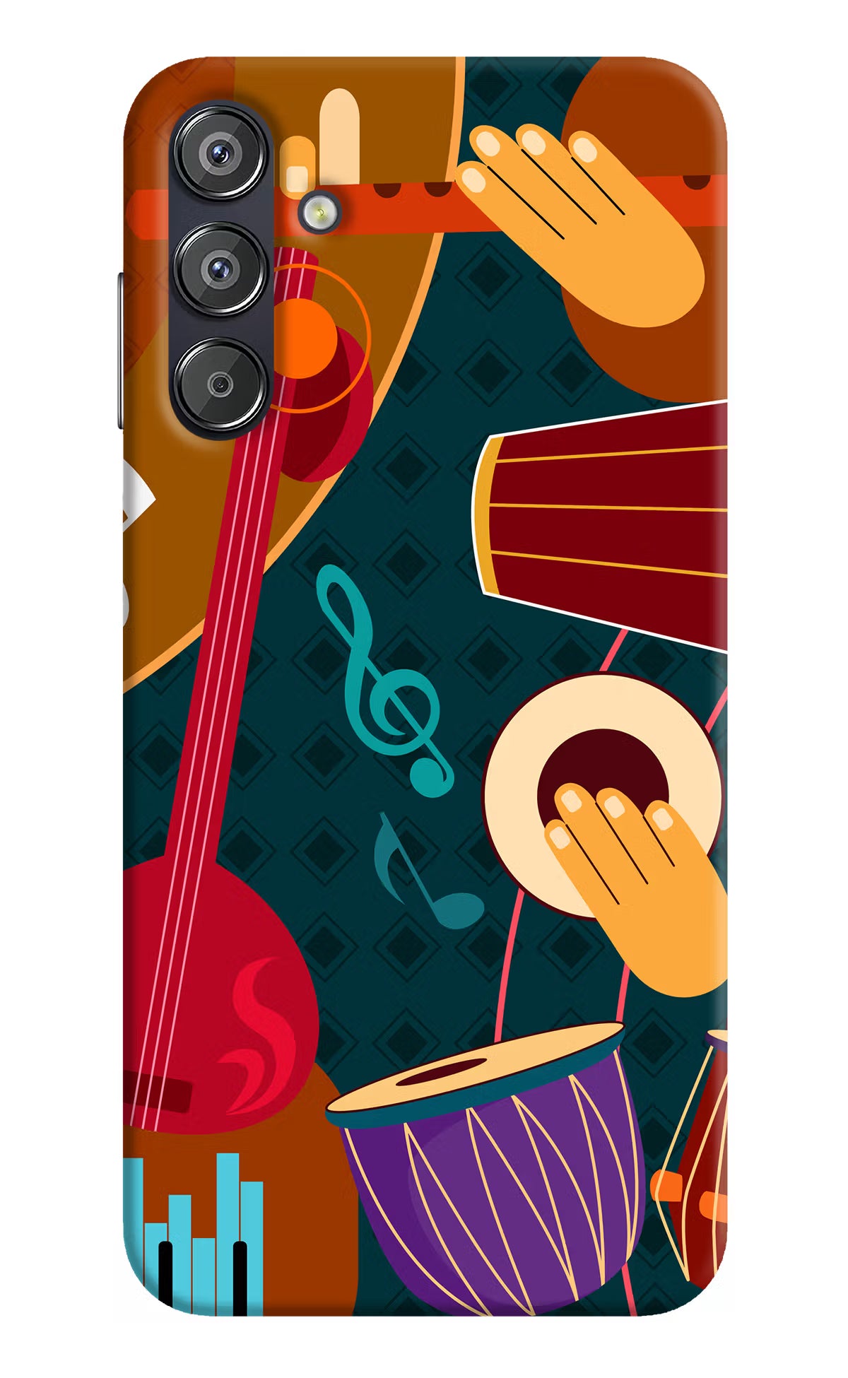 Music Instrument Samsung F15 5G Hard Case Back Cover by Casekaro