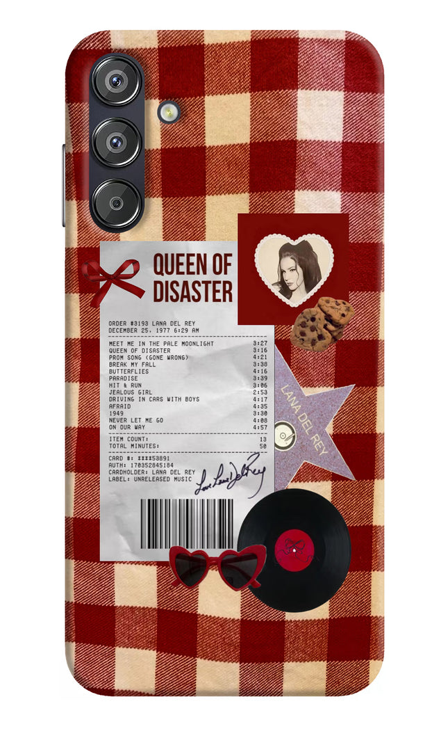 Queen of Disaster Samsung F15 5G Hard Case Back Cover by Casekaro