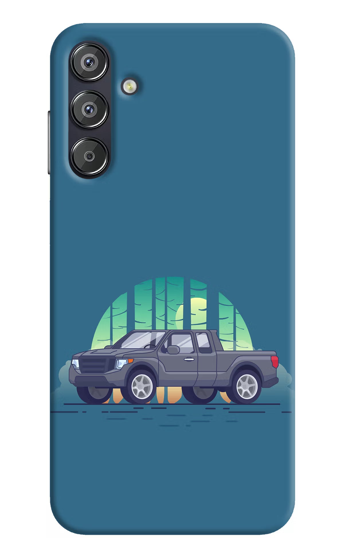 Retro Garage Vibe Samsung F15 5G Hard Case Back Cover by Casekaro