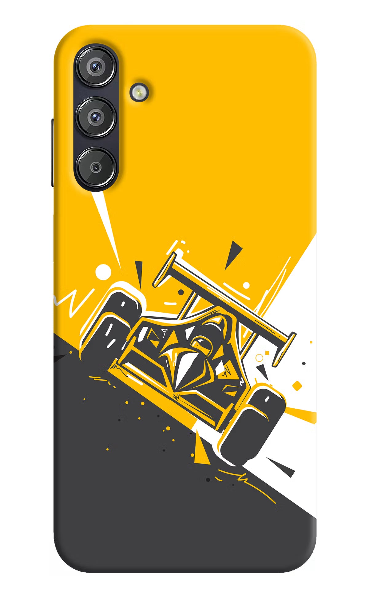 Track King Samsung F15 5G Hard Case Back Cover by Casekaro