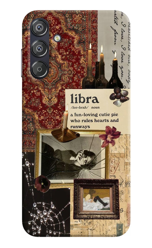 Libra Zodiac Samsung F15 5G Hard Case Back Cover by Casekaro