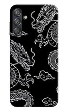 Twin Dragons Samsung F15 5G Hard Case Back Cover by Casekaro