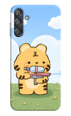 Tiger Treat Samsung F15 5G Hard Case Back Cover by Casekaro