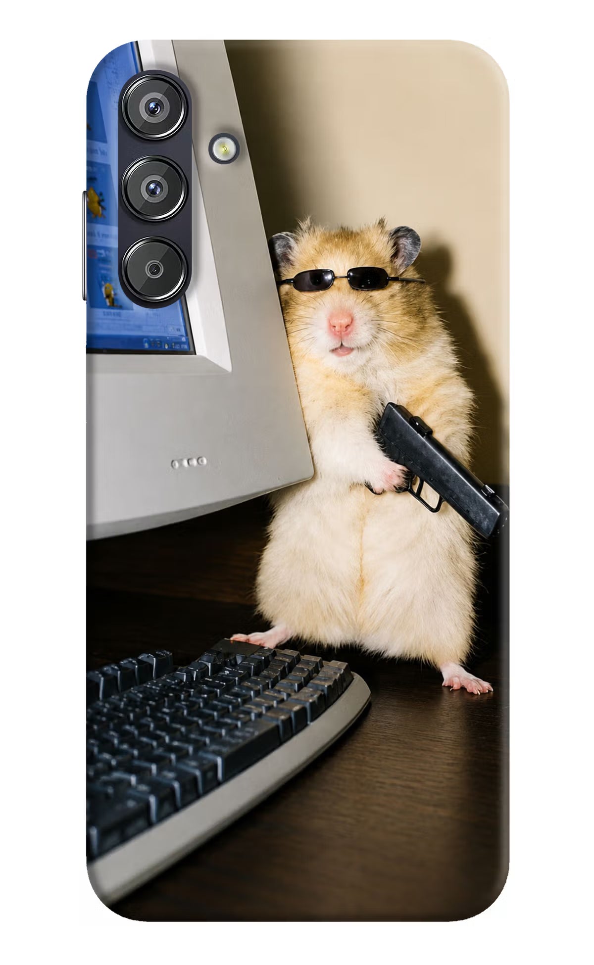 Hacker Hamster Samsung F15 5G Back Cover