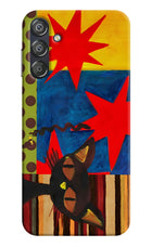 Pop Cat Samsung F15 5G Hard Case Back Cover by Casekaro