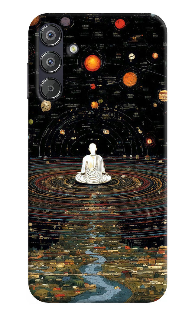 Space Monk Samsung F15 5G Hard Case Back Cover by Casekaro