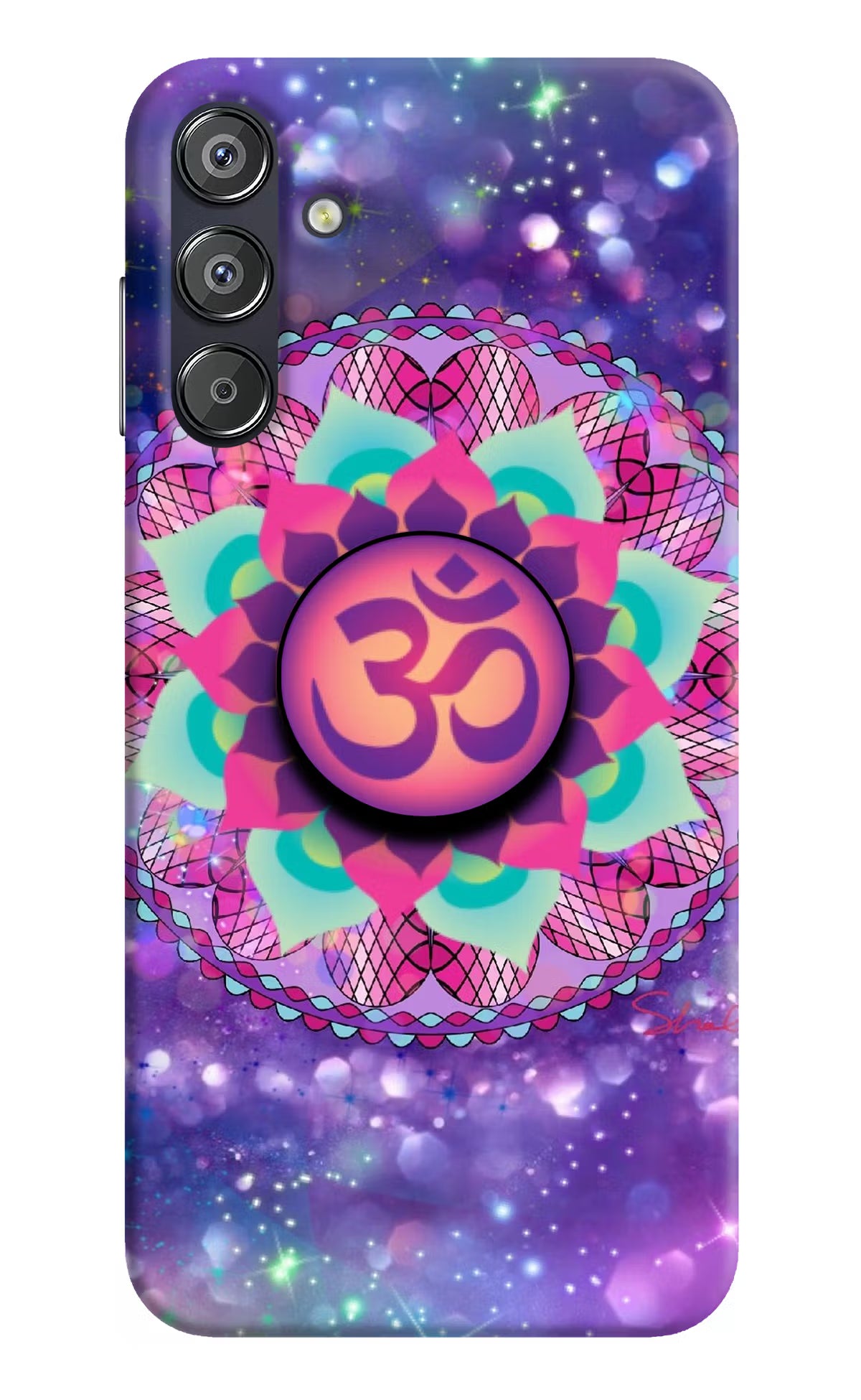 Om Purple Samsung F15 5G Pop Case by Casekaro