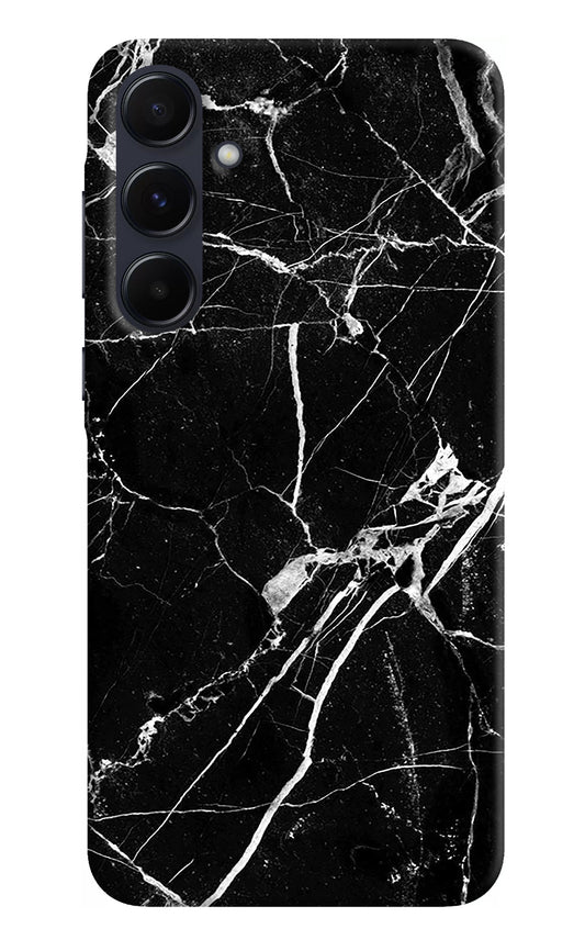 Black Marble Pattern Samsung A55 5G Back Cover