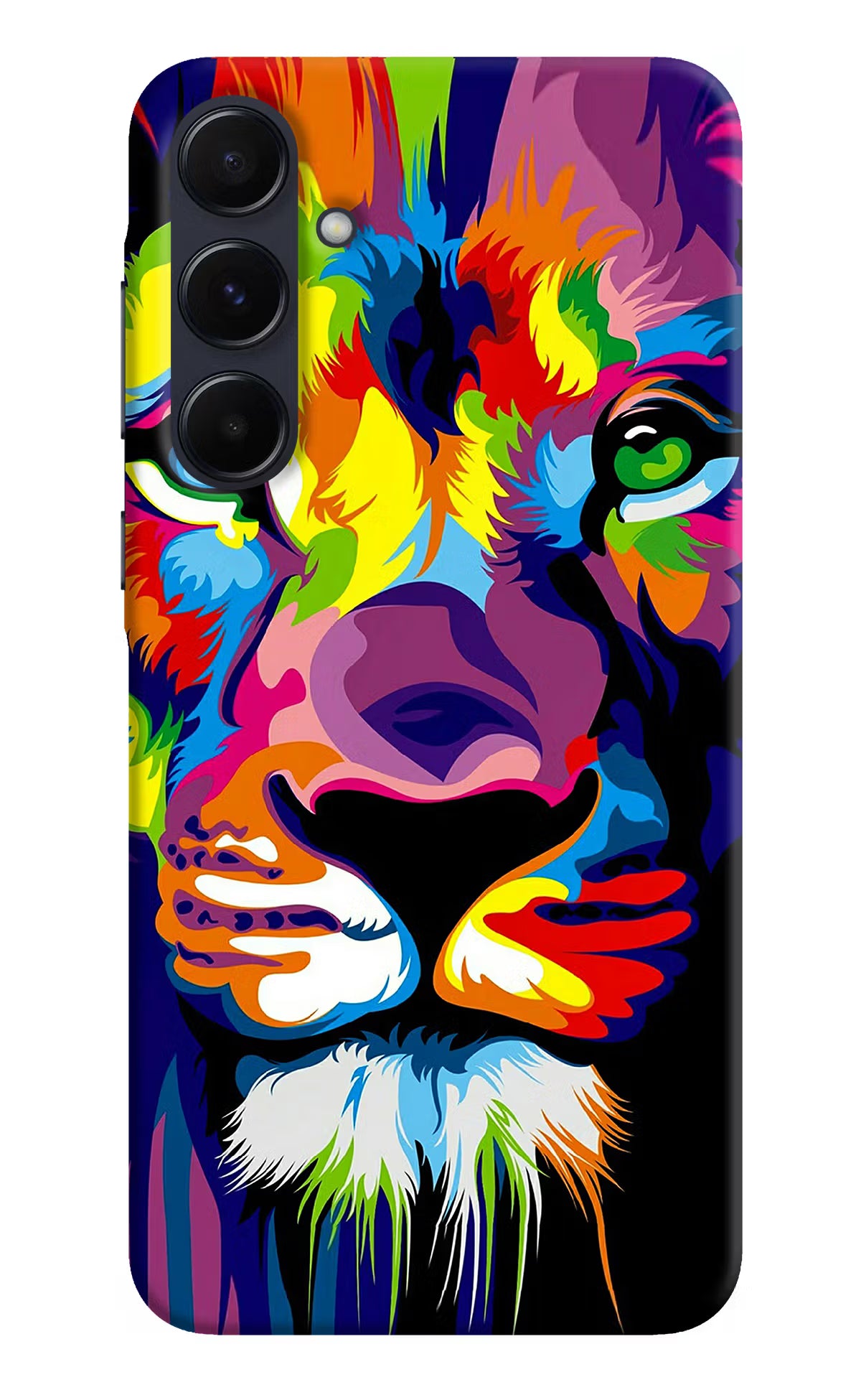 Lion Samsung A55 5G Hard Case Back Cover by Casekaro