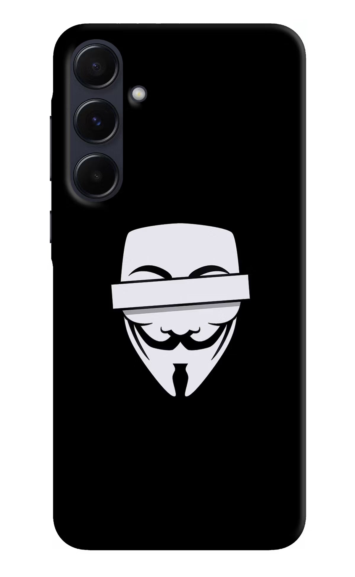 Anonymous Face Samsung A55 5G Hard Case Back Cover by Casekaro