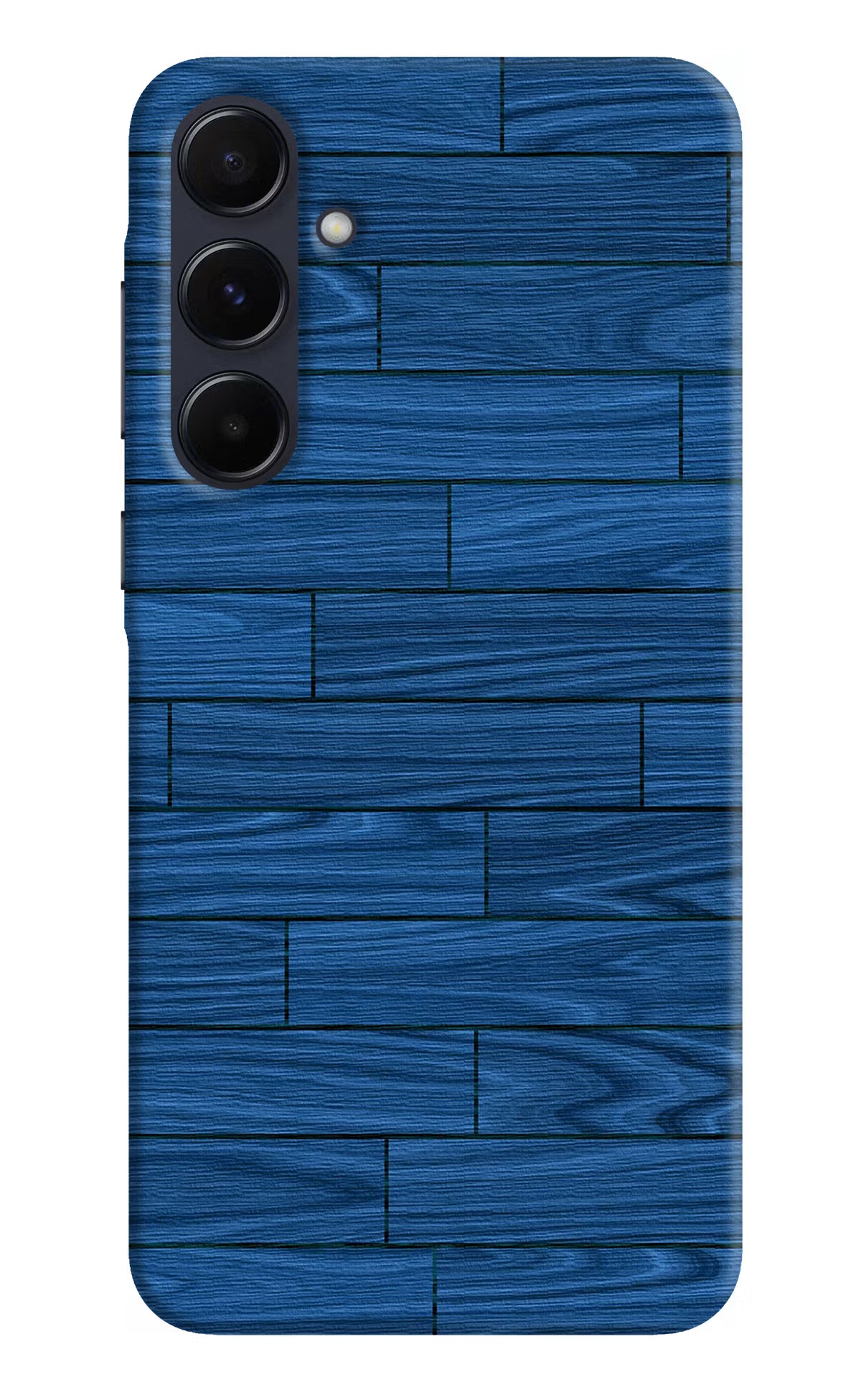 Wooden Texture Samsung A55 5G Hard Case Back Cover by Casekaro