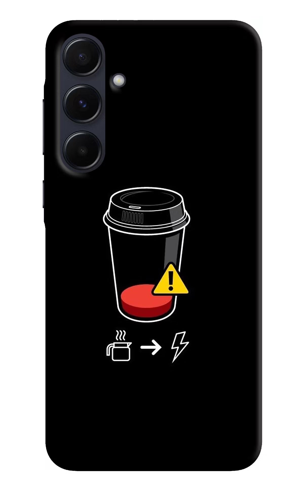 Coffee Samsung A55 5G Hard Case Back Cover by Casekaro