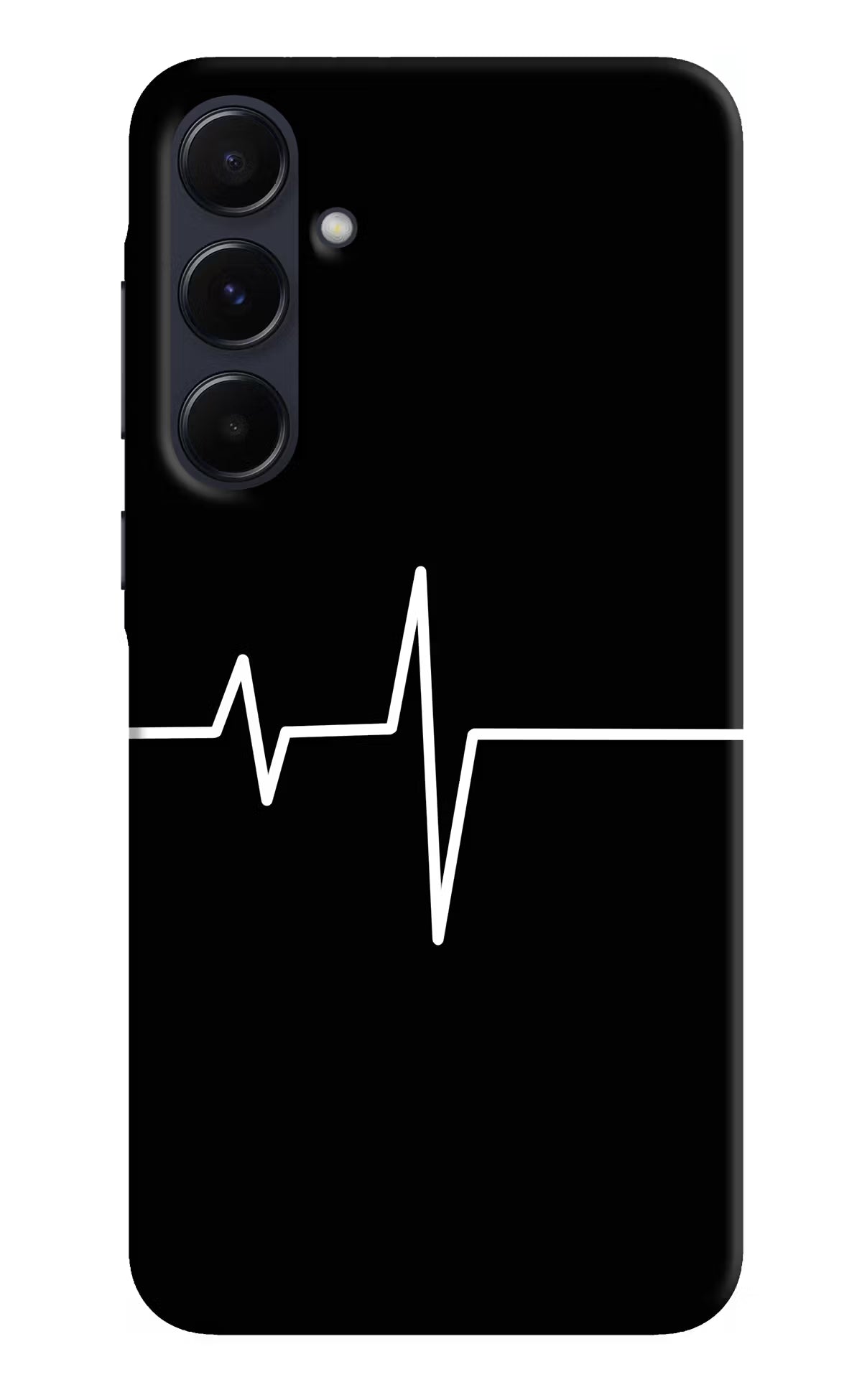 Heart Beats Samsung A55 5G Hard Case Back Cover by Casekaro